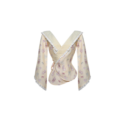 Yellow Kimono Top/Suspender Cake Skirt SER0140