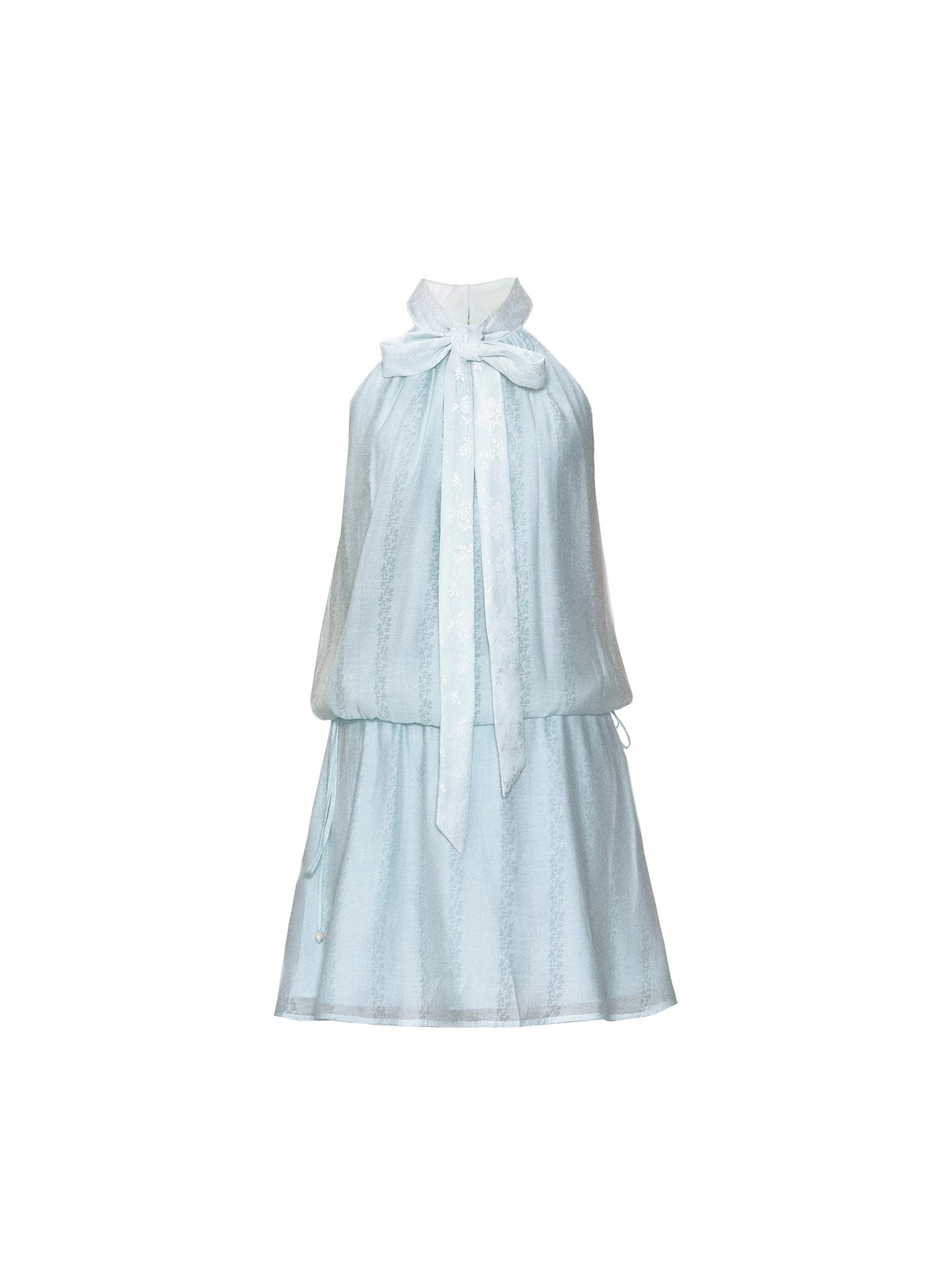 Iris Jacquard Tie Dress FRA0359