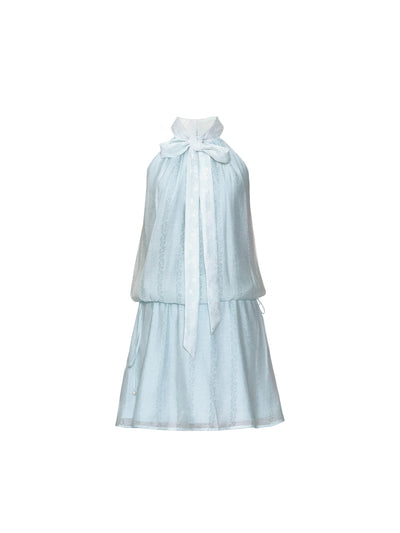 Iris Jacquard Tie Dress FRA0359