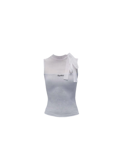Cloud Design Mesh Top/Slim Skirt FRA0337