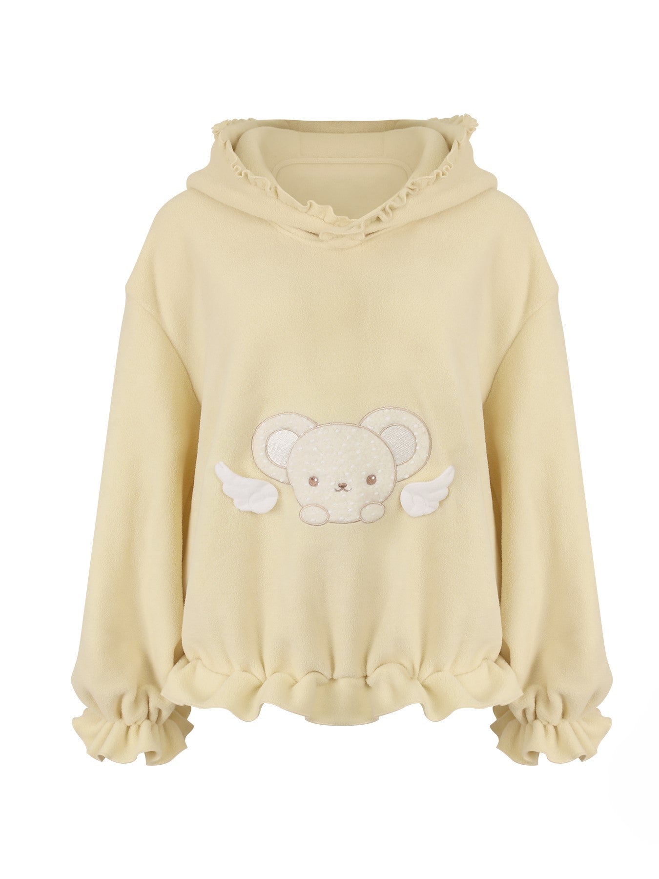 Creamy Bear Yellow Sweatshirt/Shorts SER0195