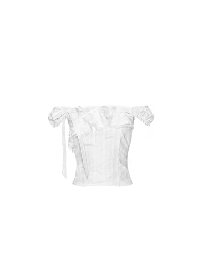 Lace Off-shoulder Shirt FRA0346