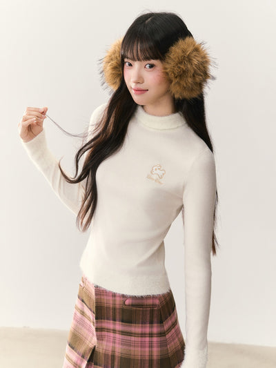 Polka Dot Bow Down Vest/Base Layer Top NTO0245