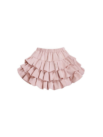 White Sailor Collar Shirt/Pink Cake Skirt SER0186