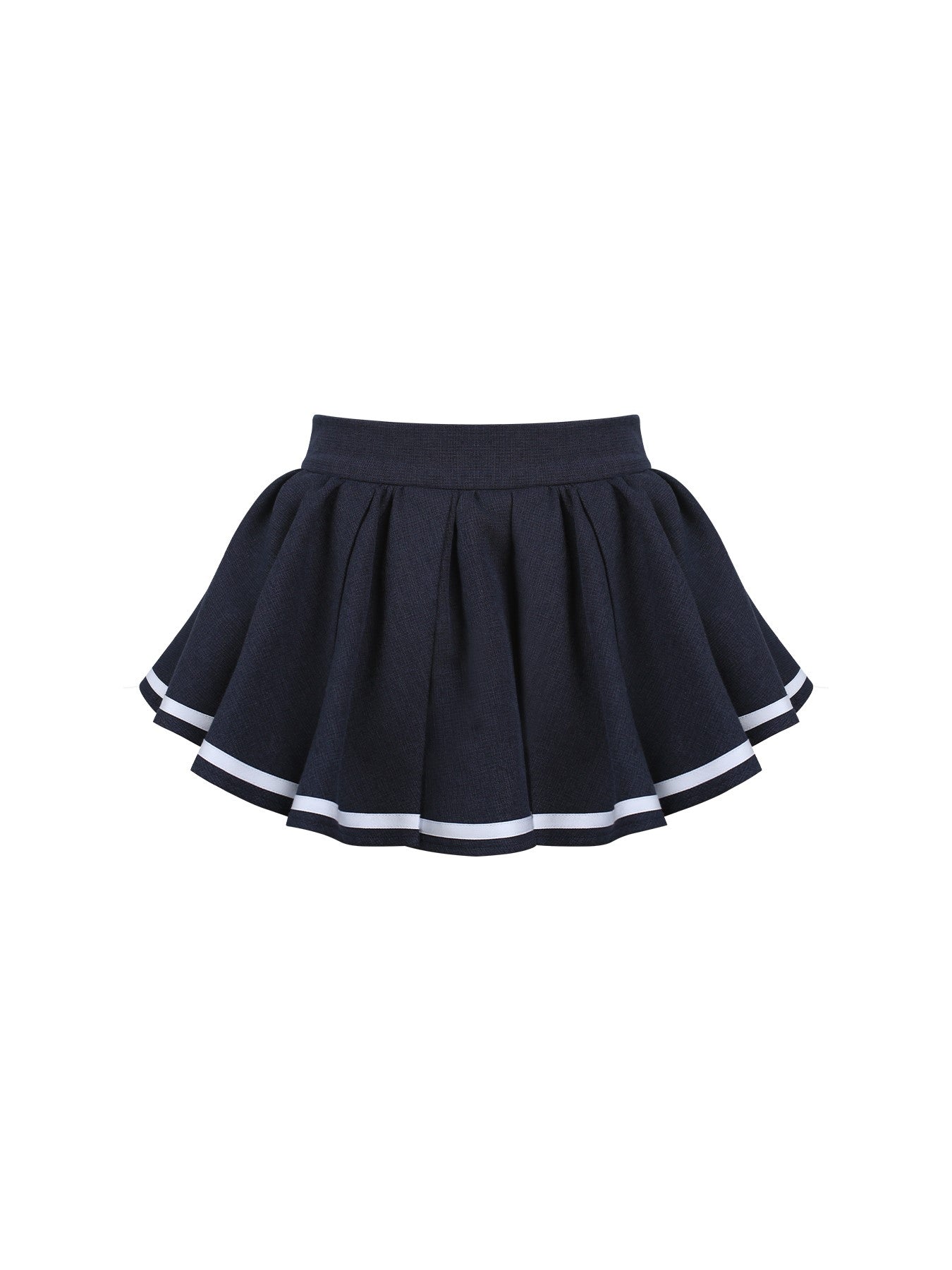 Bow Tie Blue Shirt/Pleated Skirt SER0157