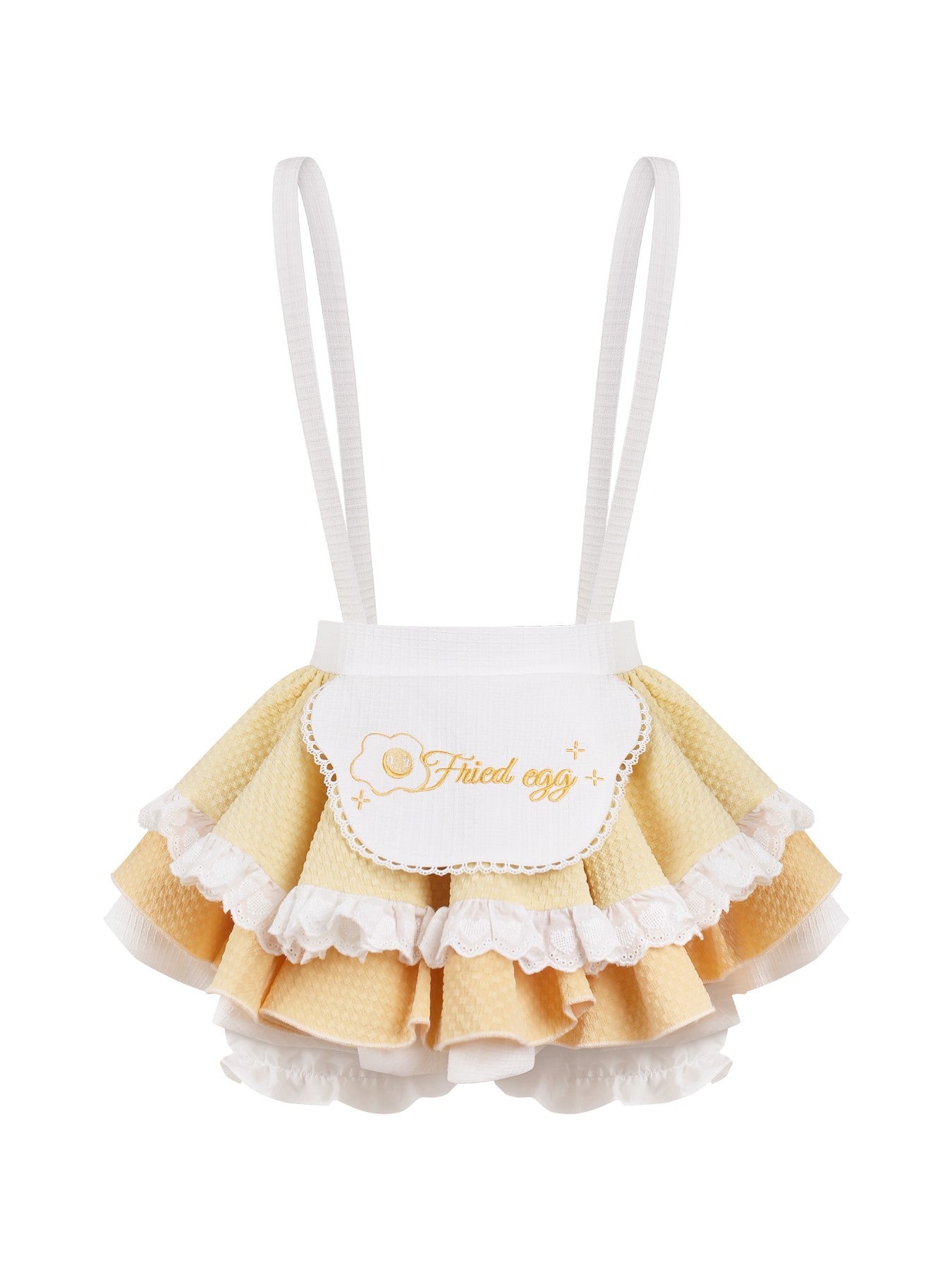 Egg Yellow Bow Lace Shirt/Cake Skirt SER0165