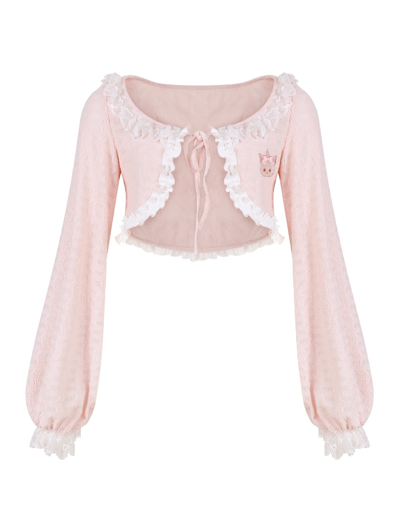 Pudding Kitten Print Camisole/Cardigan/Skirt SER0160