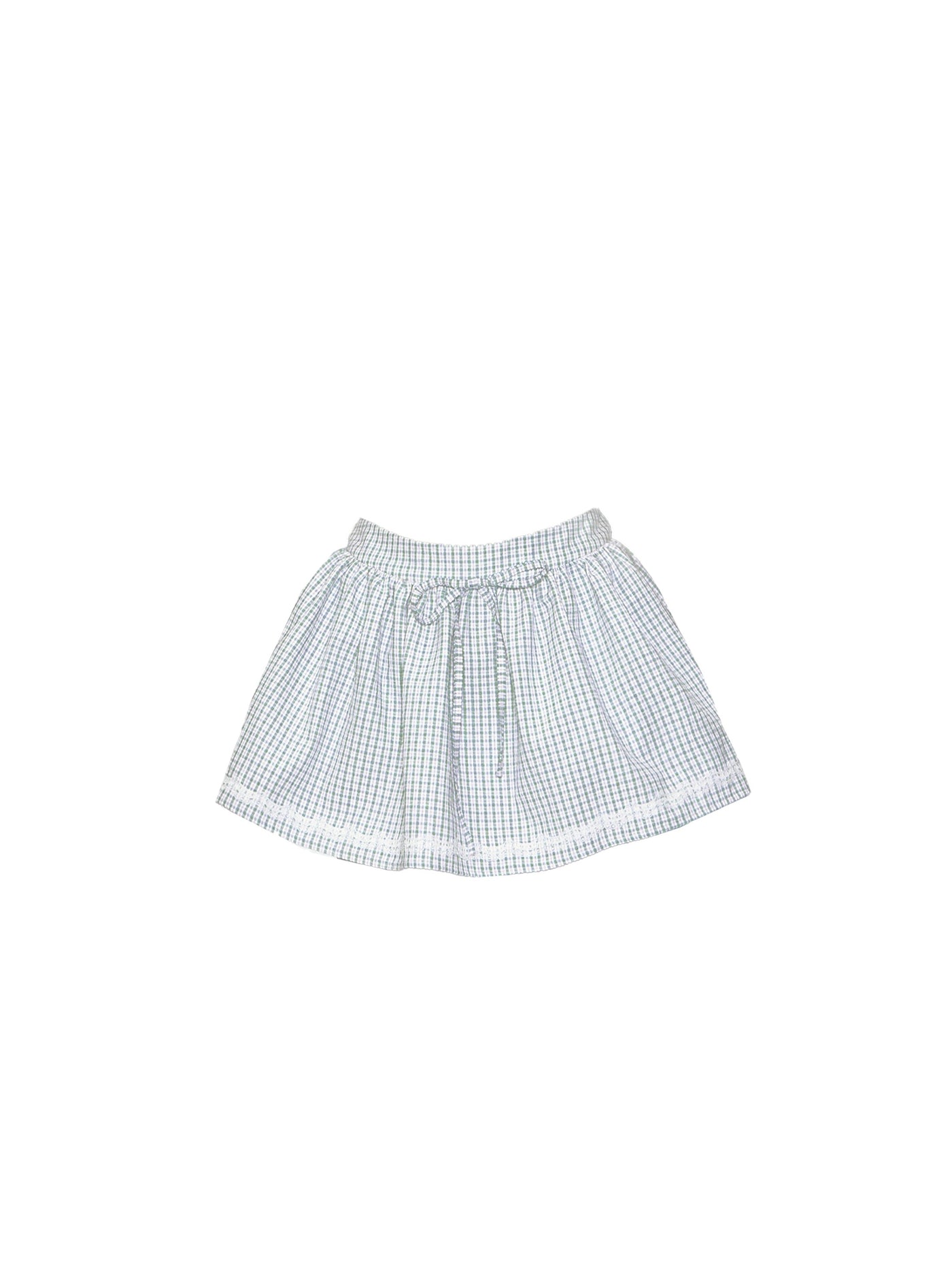 Mint Green Plaid Top/Tutu Skirt FRA0343