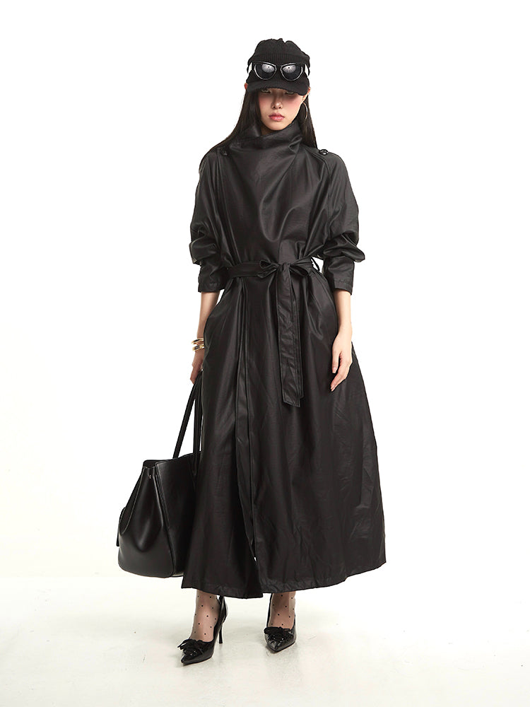 British Style Lapel Trench Coat UNC0273