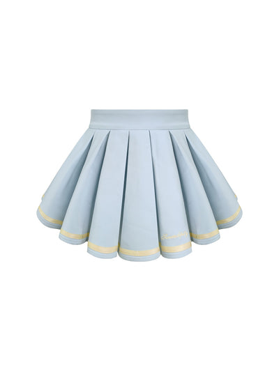 Bow Tie Badge Shirt/Pleated Skirt SER0161