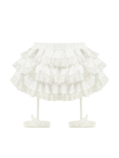 Cat Embroidered Jacket/Lace Cake Skirt SER0156