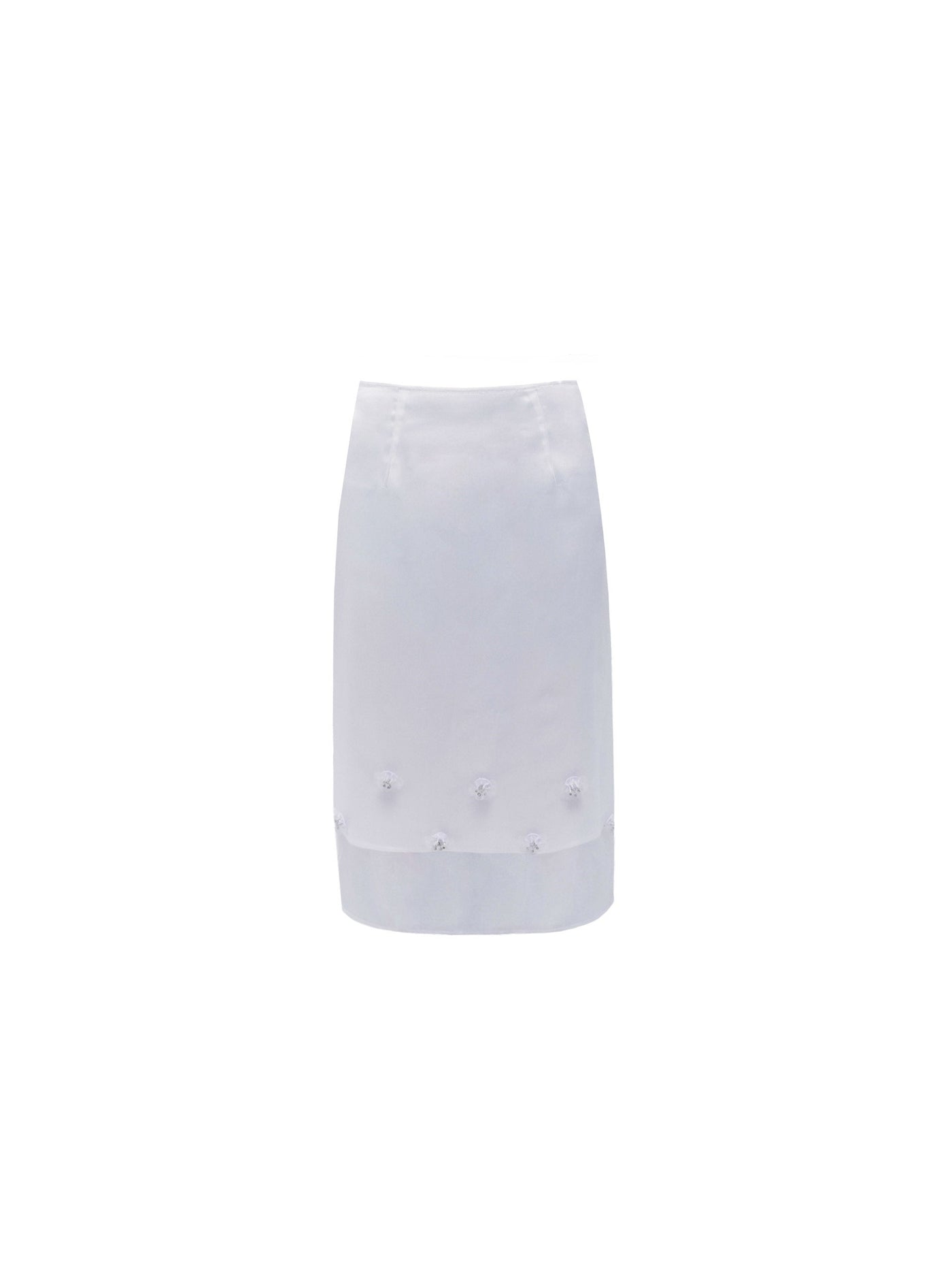 Cloud Design Mesh Top/Slim Skirt FRA0337
