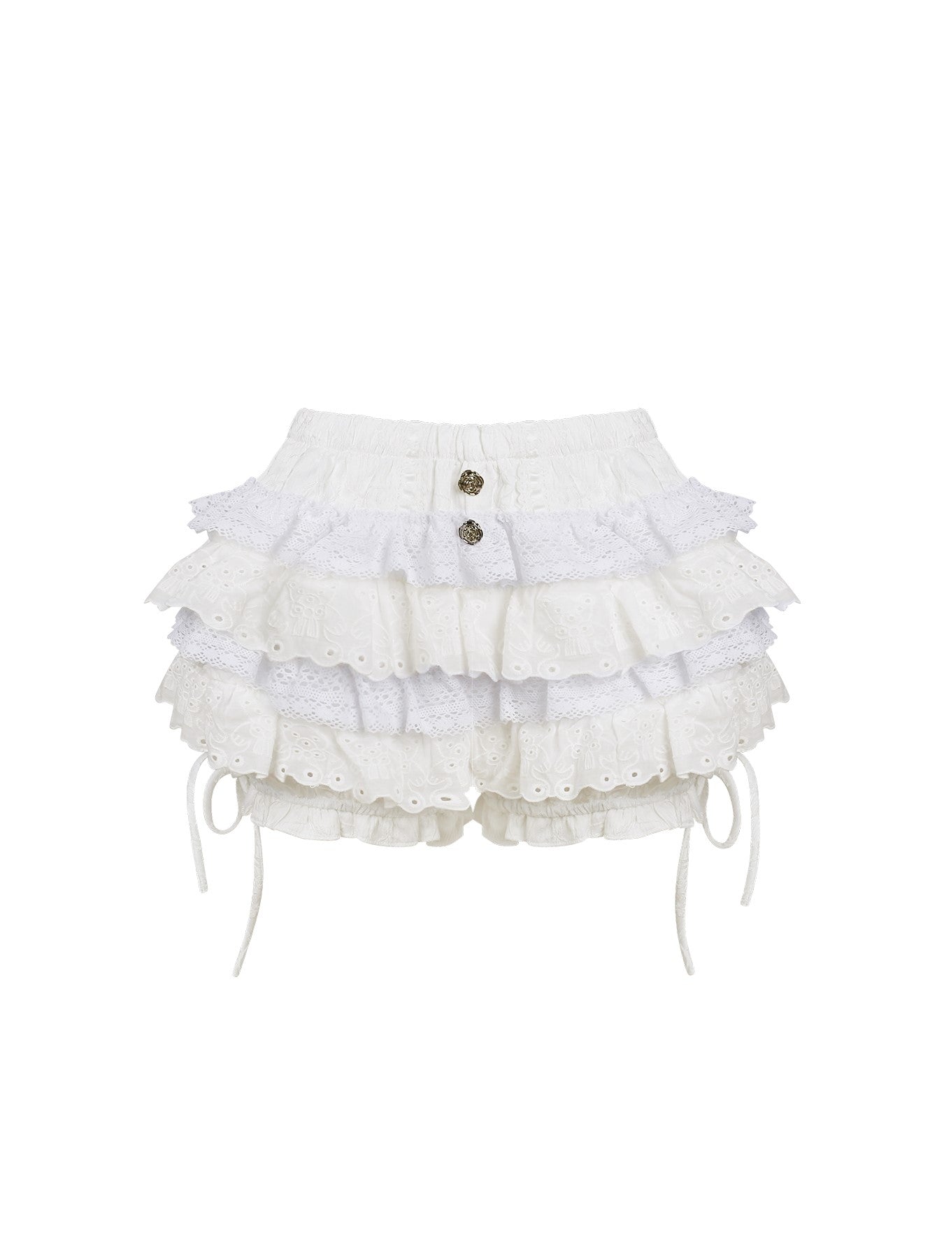 Bunny Pink Chinese Style Top/White Skirt SER0179
