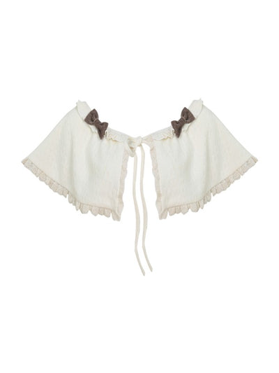 Lace Top/Brown Skirt/Shawl SER0136
