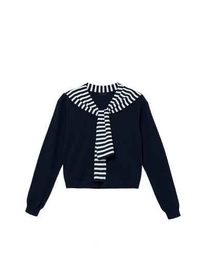 Striped Relaxed Sweater FRA0486