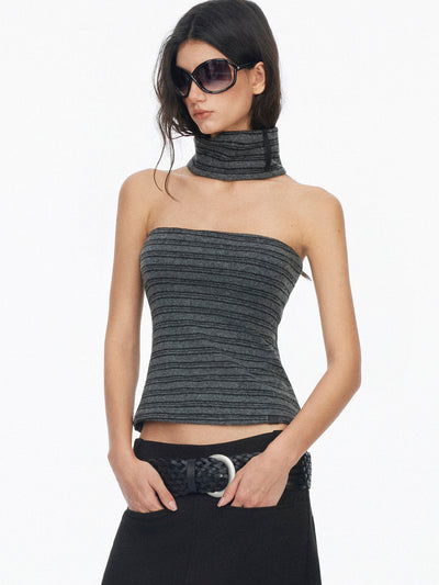 Slim Striped Tube Top SAL0200