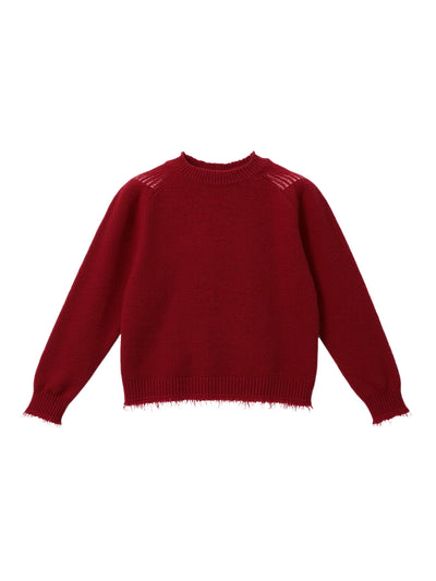 Lazy Style Frayed Edge Sweater FRA0488