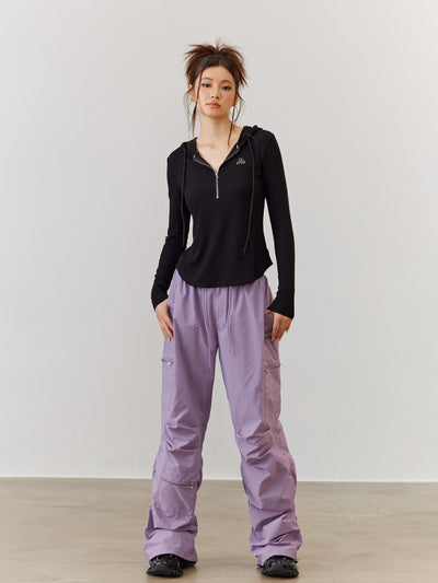 Workwear Pleated Design Casual Pants ACM0003