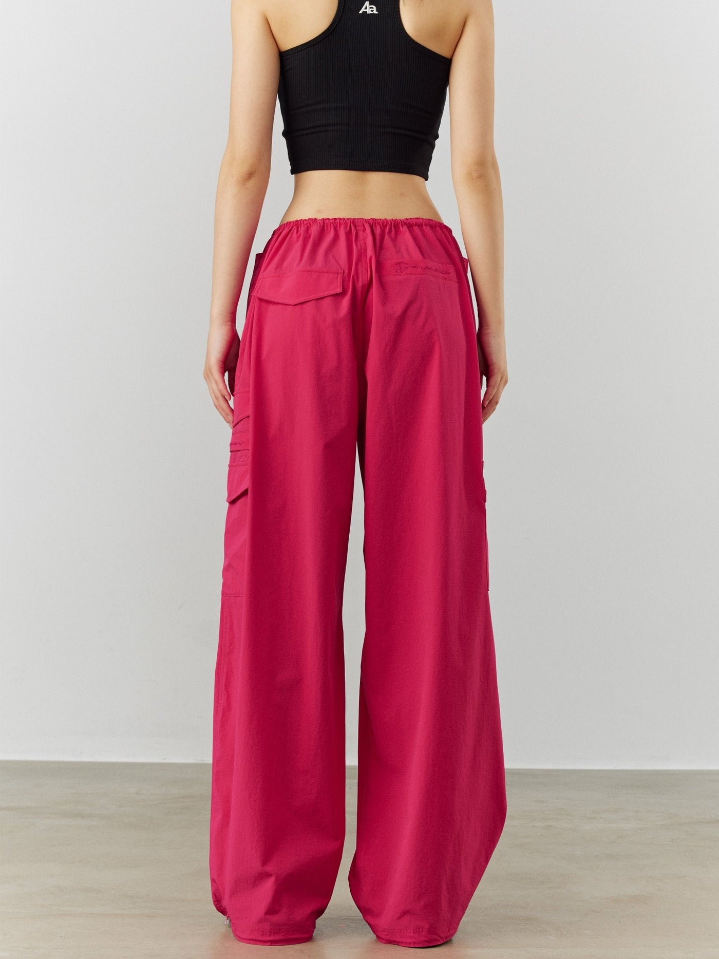 Embroidered Parachute Thin Casual Pants ACM0025