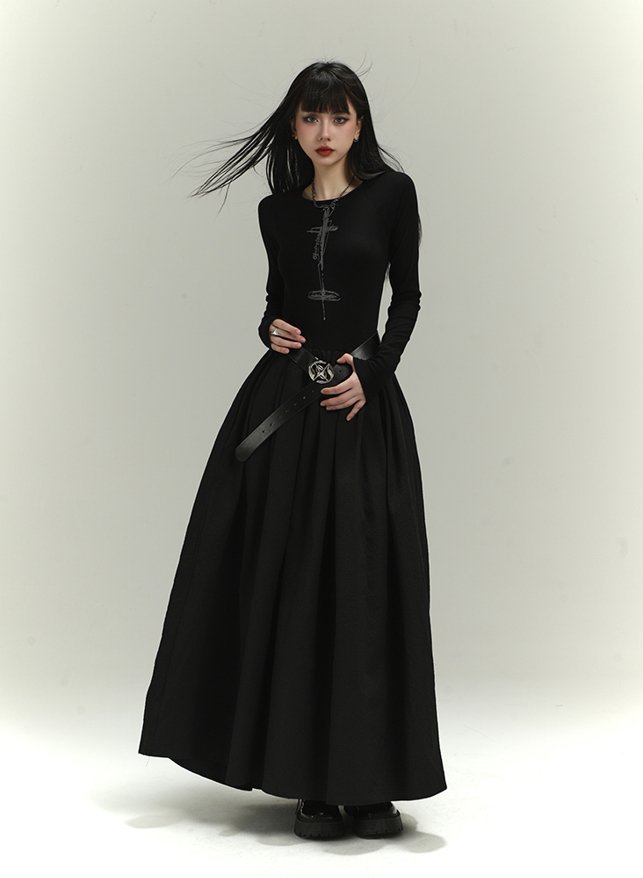 新品未使用‼️ Deauville Gathered Long Dress Deauville Gathered Long Dress