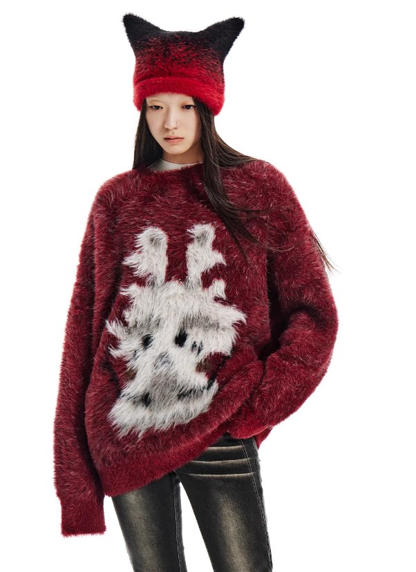 New Year's Day Dragon Design Sweater WES0165