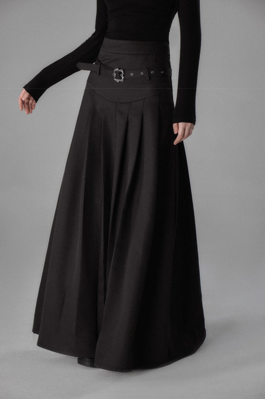 high waist pleated skirt SAL0023