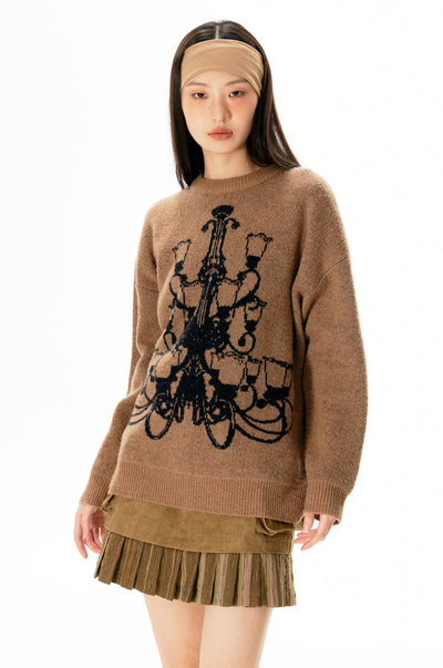 chandelier knit sweater APR0003