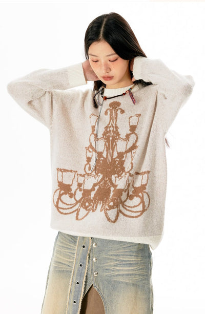 Chandelier knit Sweater APR0009