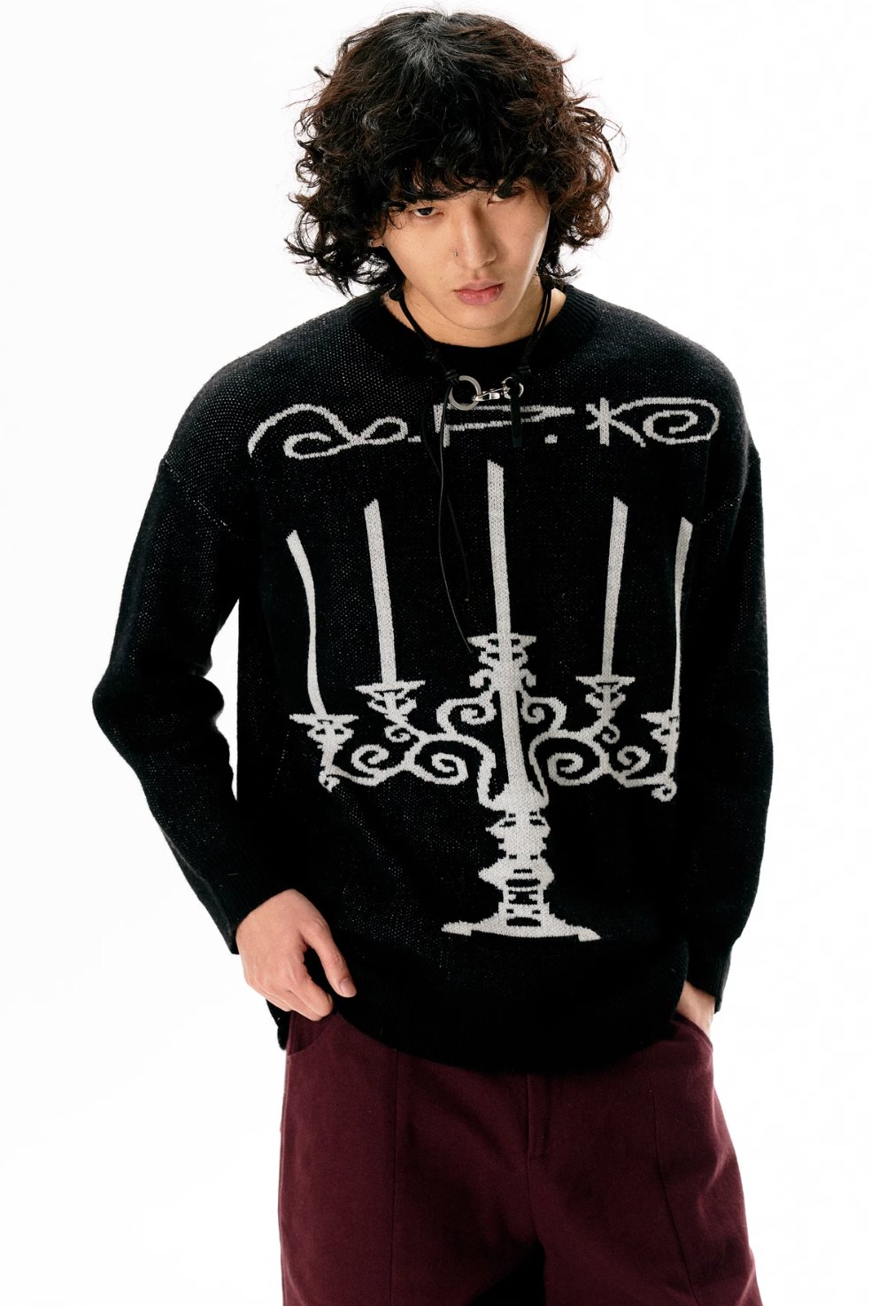 candlestick sweater APR0010