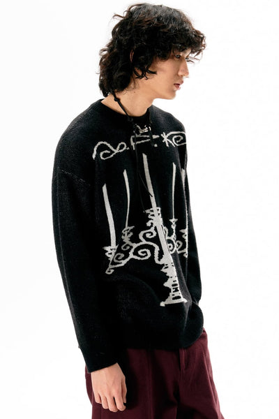 candlestick sweater APR0010
