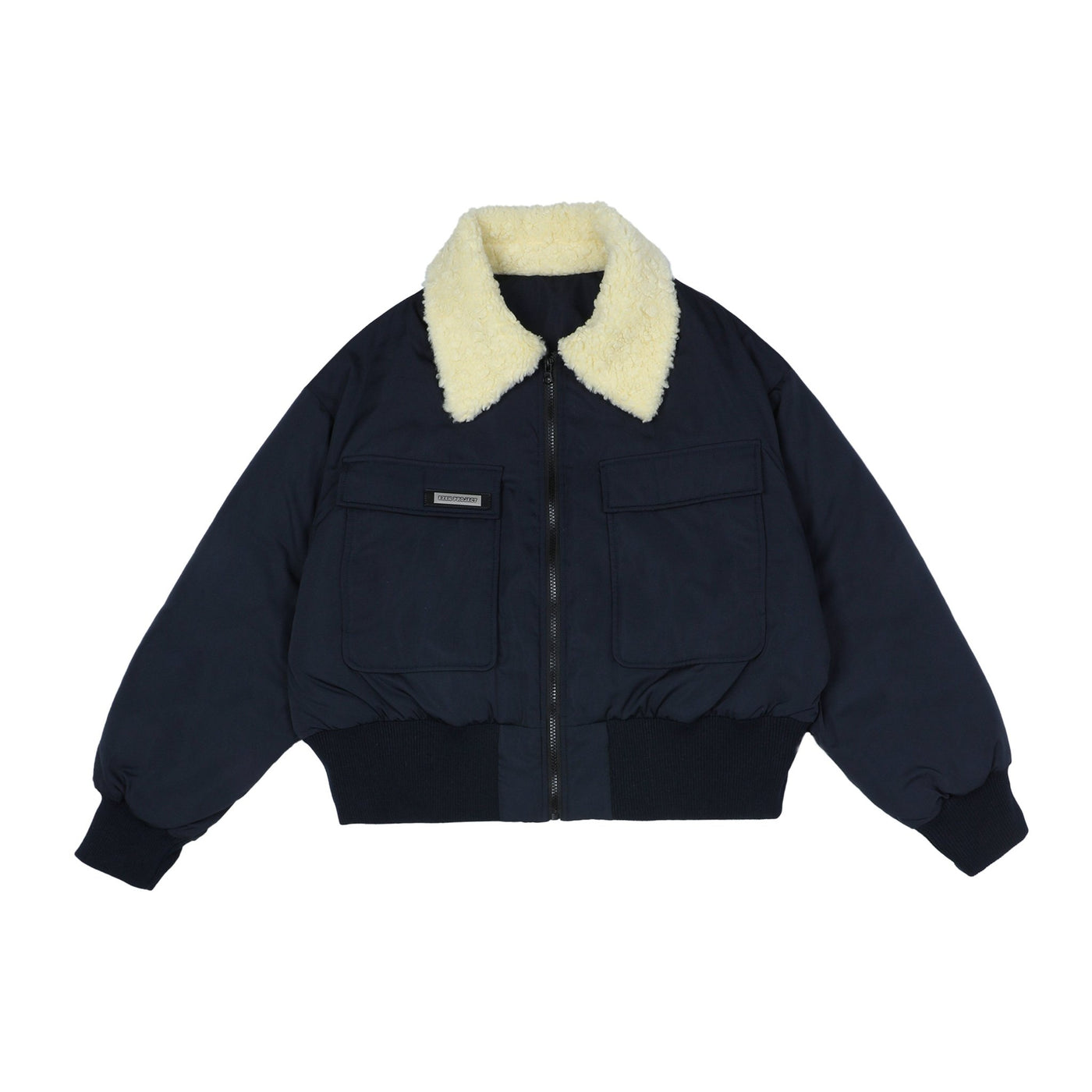 Fur Collar Cotton Zip Casual Jacket EZE0140