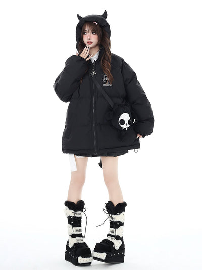 Little Devil Thickened Loose Cotton Jacket CRA0026