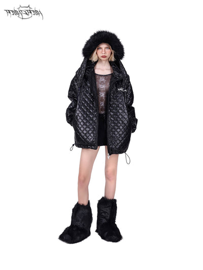 Removable fur hooded zip jacket PIN0056