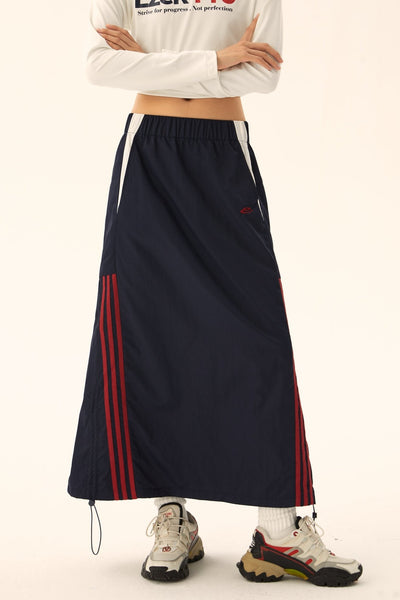3-Stripe Maxi A-Line Skirt EZE0118