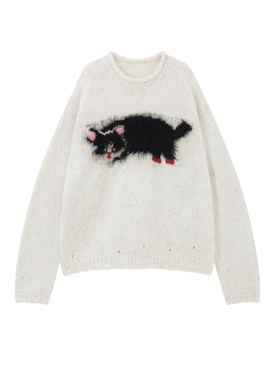 Original Lazy Cat Sweater RUN0002