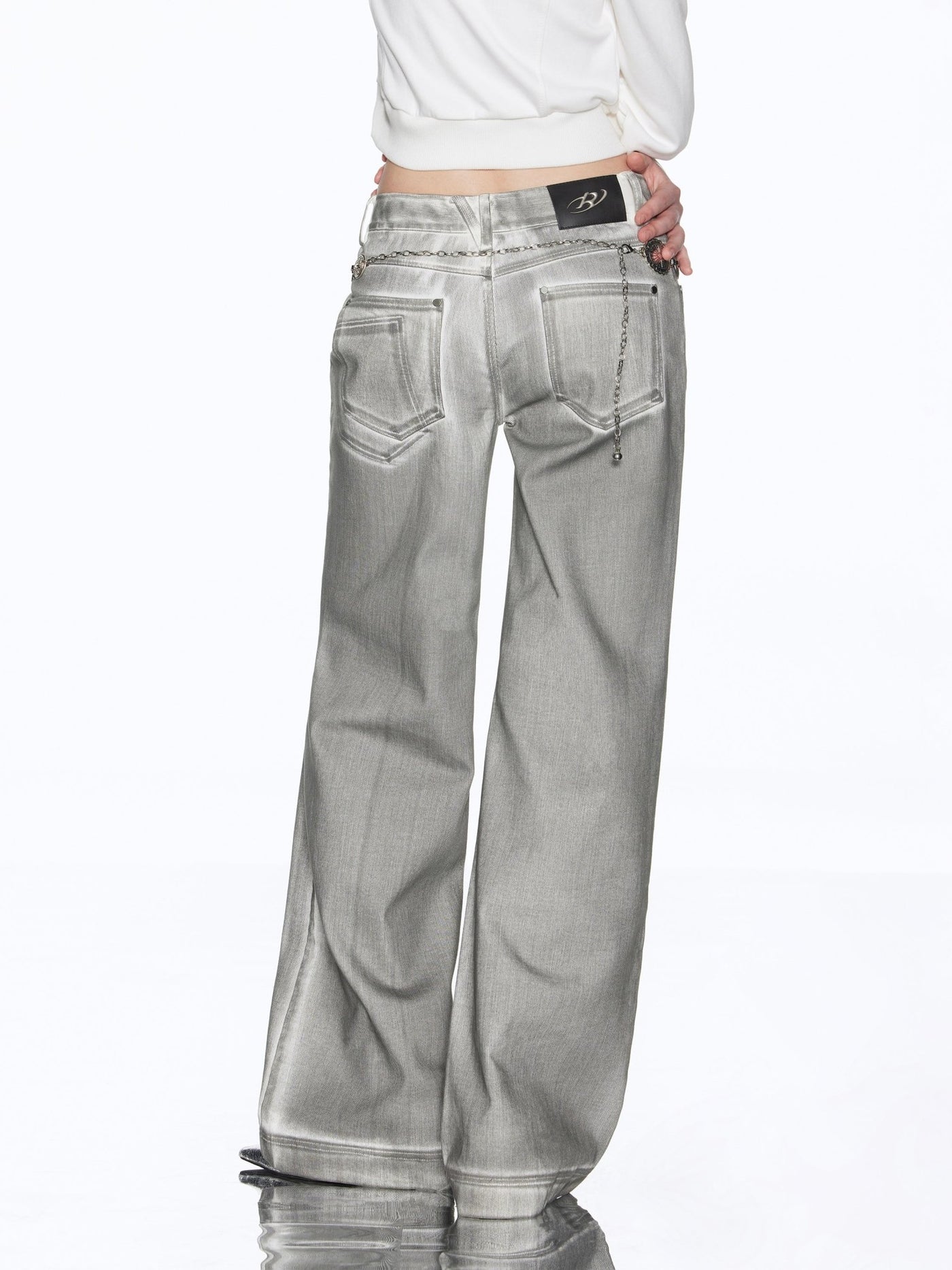 Wide-Leg Straight Jeans RUN0018