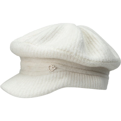 Knit velvet newsboy painter winter hat AOA0002